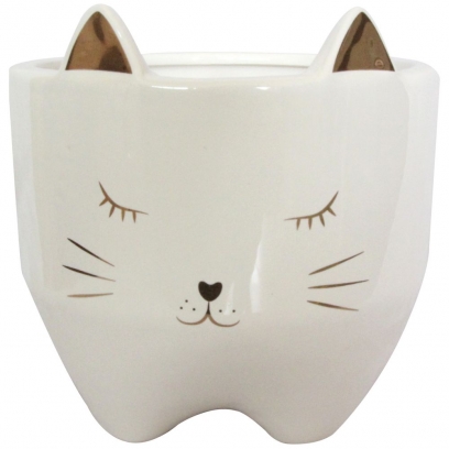 Cachepot gato G decorativo