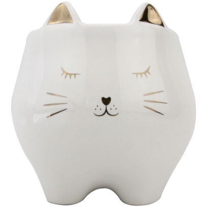 Cachepot gato P decorativo