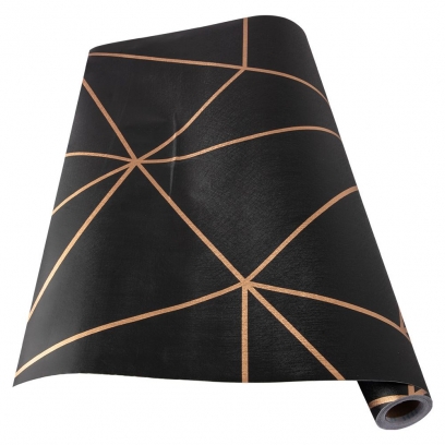 Papel de Parede Geometric Black