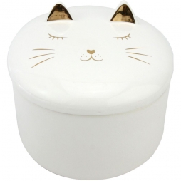 Pote baixo P gato decorativo