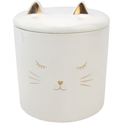 Pote M gato decorativo