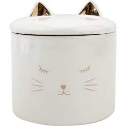 Pote P gato decorativo