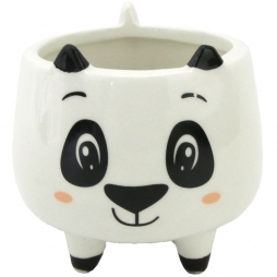 Mini cachepot panda decorativo