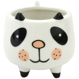 Mini cachepot panda decorativo