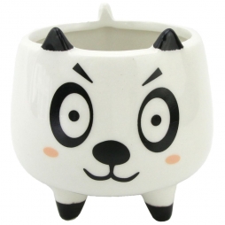 Mini cachepot panda decorativo