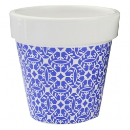 Vaso de Cerâmica Decorado