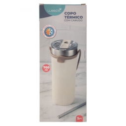 Copo com Canudo e Pegador 700ml