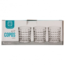 Kit 6 Copos 280ml