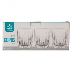 Kit 6 Copos 280ml