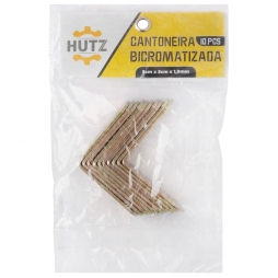 Kit 10 Cantoneiras Bicromatizadas