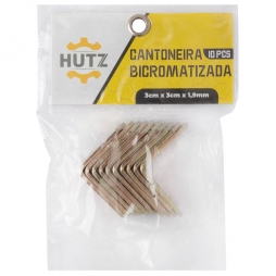 Kit 10 Cantoneiras Bicromatizadas