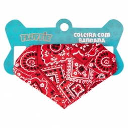 Coleira com Bandana