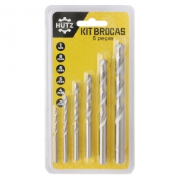 Kit 6 pcs de brocas