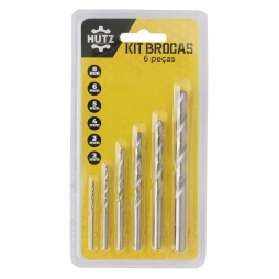 Kit 6 pcs de brocas